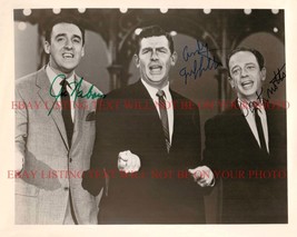 Andy Griffith Don Knotts And Jim Nabors Autographed Autograph 8x10 Rp Photo - £15.73 GBP