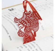 Chinese Classical Paper cutting Style Metal Bookmark Stationery Marking new - £7.78 GBP
