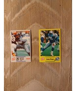 2 Lomas Brown Detroit Lions Football Cards 1990 1991 Oscar Mayer Police ... - £7.78 GBP