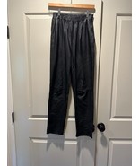 Pre-owned JOHN PATRICK ORGANIC Pull On Black Leather Pants SZ 0 - $3,665.07 MXN