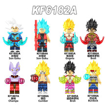 8 Pcs Dragon Ball Z Anime Series 1 Building Minifigure Toys - £18.18 GBP