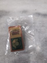 Vintage 1998 Pokemon Kanto League Trading Card Game Pin Boulder Gym Badge  - £2.37 GBP