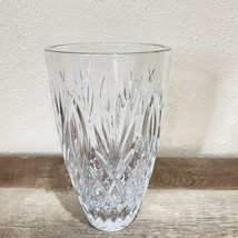 WATERFORD Lead Clear Crystal Glass GRANVILLE VASE 8.5&quot; HIGH - $46.05