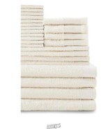 Baltic Linen 0353624360 100 Percent Cotton Complete 24 Piece Towel Set -... - £37.34 GBP