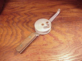 Vintage Handheld Line or String Reel Dispensing Tool, with Wooden Handle, Wood - £11.84 GBP