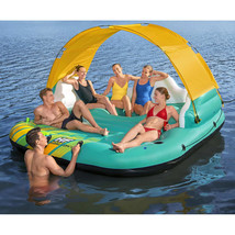 Bestway 5-Person Inflatable Island Sunny Lounge 291x265x83 cm - £127.12 GBP