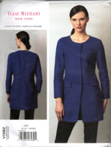 Vogue V1582 Misses 6 to 22 Designer Isaac Mizrahi NY Jacket Uncut Sewing Pattern - £20.25 GBP