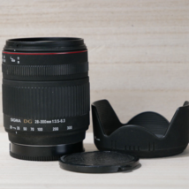Sigma DG 28-300MM 1:3.5-6.3 Lens for Sony Alpha DSLR Camera *GOOD/TESTED* - £65.87 GBP