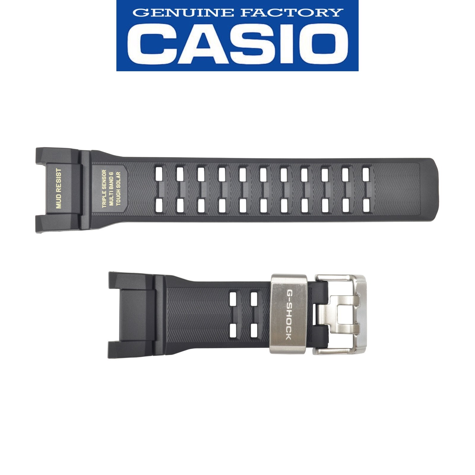 Genuine CASIO G-SHOCK Mudmaster Watch Band Strap GWGB-1000 Black Resin 1... - $179.95