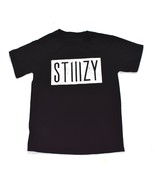 Stiiizy Black Unisex Graphic Print Weed Herb Marijuana Logo Tee Shirt Sm... - $17.81