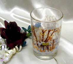 2068 Vintage Libby Arctic Circle Currier N Ives Glass Tumbler - £7.47 GBP