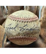 Fred Lindstrom (d. 1981) Autographed Vintage Baseball - MLB Hall of Famer - $561.34 CAD