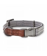 Reddy Grey Webbed Dog Collar, Small, Gray - $25.07 CAD