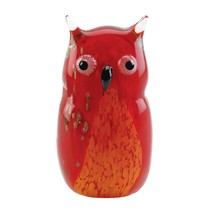 RED OWL ART GLASS - £49.94 GBP