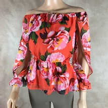 Marciano Guess Women&#39;s Off The Shoulder Floral Top Nwot Xs - £18.52 GBP