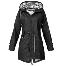 YYCZF S-5XL Women&#39;s Long Sleeve Hooded Wind Jacket Lady Outdoor Waterproof Rain  - £117.80 GBP