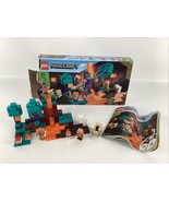 LEGO Minecraft The Warped Forest 21168 Minifig Building Set 287pcs COMPL... - $48.00 CAD