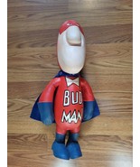 Vinage Bud Man Original Foam Doll Figure Budweiser Collectible Beer Advertising - £601.13 GBP