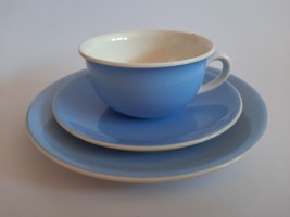 Vintage Tea Trio VILLEROY &amp; BOCH - Dresden Braun Stamp - made in Germany - £26.49 GBP