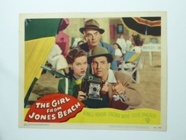 Ronald Reagan 11x14 The Girl From Jones Beach Photo Lobby Card 1949 Dona... - £15.73 GBP