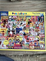 Jigsaw Puzzle 1000 Larger Pieces New In Box Pop Culture 24” X 30” White Mountain - £14.01 GBP