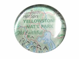 Kiola Designs Yellowstone National Park Map Pendant Magnet - £15.95 GBP