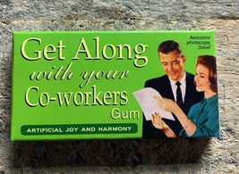 Blue Q Gum 8 Pieces One Pack Get Along With Co-Workers Chewing Cum - £6.80 GBP