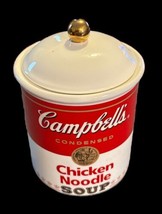 1999 Campbells Chicken Noodle Soup 7” Canister With Lid - £19.04 GBP