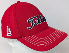 Titleist St Louis Cardinals Baseball Cap Golf Hat Fitted Size Medium Large MLB - $14.25