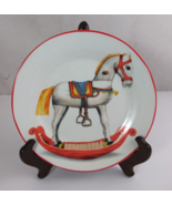 Vintage Greenbrier International Christmas Rocking Horse 8&quot; Decorative P... - $184.53 MXN