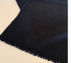 Belle France Cashmere Blend Scarf Black Winter Warm Soft Gift NWT - £19.61 GBP