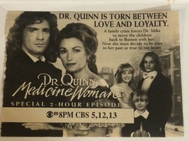 Dr Quinn Medicine Woman Vintage Tv Guide Print Ad Jane Seymour Joe Lando TPA24 - $5.93