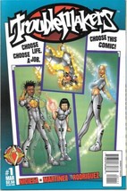 Troublemakers Comic Book #1 Cover A Acclaim 1997 New Unread Very FINE/NEAR Mint - £2.19 GBP