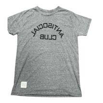 The Original Retro Brand men&#39;s anti-social club t-shirt Grey - $577.81 MXN
