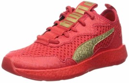 PUMA Womens Nrgy Neko Skim Sneaker New In Box Red Metallic Accents Fashion Shoe! - £58.00 GBP