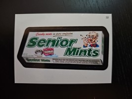 Topps Wacky Packages Senior Mints 2nd Series 2005 Sticker Original - $14.90 CAD