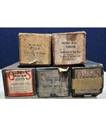 Lot Of 5 vintage QRS Player Piano Word Rolls 8024/5808/2975/643/4187787 (B) - €16,94 EUR