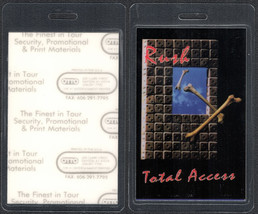 1991 Rush OTTO Laminated Backstage Total Access Pass from the Roll the B... - £6.13 GBP