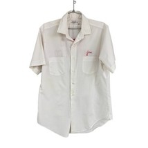 50s mens Penneys Towncraft Bowling Shirt &quot;Joe&quot; Eldred Township Fire Co Sz L - $2,171.46 MXN