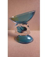 VINTAGE 1996 JIM &amp; CONNIE GRANT STUDIO ART GLASS SCULPTURE  - £299.38 GBP