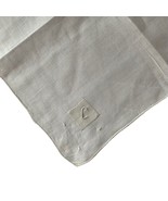 Handkerchief White Hankie Monogram C 9.5x9.75” - £8.36 GBP