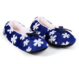 M at home woman slippers cotton shoes plush female floor shoes non slip indoor bow thumb155 crop