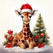 CHRISTMAS ANIMAL Clip Art 100 JPG Digital Download Bundle VOL 6 - $2.99