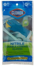 Clorox Nitrile Durable Strength Cleaning Gloves, Latex Free, Size Medium, 1 Pair - £4.74 GBP