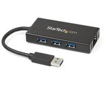 StarTech.com USB 3.0 Hub with Gigabit Ethernet Adapter - 5Gbps - 3 Port ... - £39.99 GBP