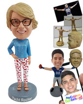 Personalized Bobblehead Nice looking woman with beautiful clothing style - Leisu - £71.67 GBP