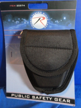 PUBLIC SAFETY GEAR SINGLE HANDCUFF BLACK DUTY POUCH CASE ITEM 20574 - $239.33 MXN