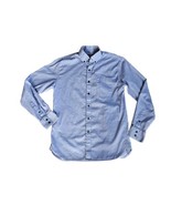 Claiborne Men&#39;s Blue Shirt Size M Slim Fit Long Sleeve Button-down Collar - £10.05 GBP
