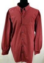 Columbia Sportswear Mens 2XL Button Up Long Sleeve Camp Trail Casual Shirt Red - £11.18 GBP
