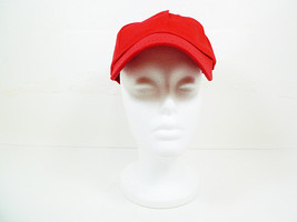 Hats for Men Women Brim Truckers Caps Hat 100 % Cotton Cap Solid Red Blue Buckle - £7.18 GBP